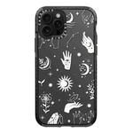 For iPhone 14 Pro Simple Illustration Pattern Full Coverage Phone Case(Cosmic Eye B)