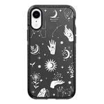 For iPhone XR Simple Illustration Pattern Full Coverage Phone Case(Cosmic Eye B)