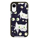 For iPhone XR Simple Illustration Pattern Full Coverage Phone Case(Cat)