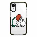 For iPhone XR Simple Illustration Pattern Full Coverage Phone Case(Puppy A)