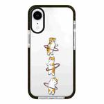 For iPhone XR Simple Illustration Pattern Full Coverage Phone Case(Weight Loss Cat A)