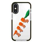 For iPhone XS Max Simple Illustration Pattern Full Coverage Phone Case(Marshmallow Bear A)