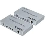 120m HDMI USB KVM 4K Network Extender, Plug:US Plug