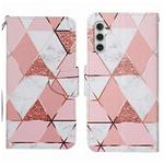 For Samsung Galaxy A16 5G / 4G Colored Drawing Pattern Leather Phone Case(Marble)