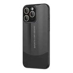 For iPhone 11 Pro Max Vegetarian Leather Series Skin Feel Full Coverage Phone Case(Black)