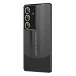 For Samsung Galaxy S23+ 5G Vegetarian Leather Series Skin Feel Full Coverage Phone Case(Black)