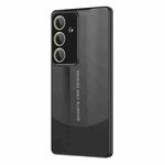 For Samsung Galaxy S24+ 5G Vegetarian Leather Series Skin Feel Full Coverage Phone Case(Black)