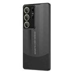 For Samsung Galaxy S25 Ultra 5G Vegetarian Leather Series Skin Feel Full Coverage Phone Case(Black)