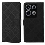 For Infinix Note 30 VIP Ethnic Style Embossed Pattern Leather Phone Case(Black)