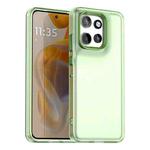 For Motorola Edge 50 Neo 5G Candy PC Hybrid TPU Shockproof Phone Case(Green)