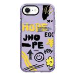 For iPhone 7 / 8 / SE 2020 2022 Simple Illustration Pattern Full Coverage Phone Case(Happy Every Day B)