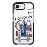 For iPhone 7 / 8 / SE 2020 2022 Simple Illustration Pattern Full Coverage Phone Case(City Landmark C)