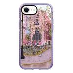 For iPhone 7 / 8 / SE 2020 2022 Simple Illustration Pattern Full Coverage Phone Case(Spring Scene A)