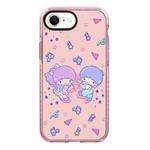 For iPhone 7 / 8 / SE 2020 2022 Simple Illustration Pattern Full Coverage Phone Case(Twin Stars B)