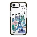 For iPhone 7 / 8 / SE 2020 2022 Simple Illustration Pattern Full Coverage Phone Case(City Landmark B)