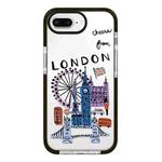 For iPhone 7 Plus / 8 Plus Simple Illustration Pattern Full Coverage Phone Case(City Landmark C)