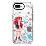 For iPhone 7 Plus / 8 Plus Simple Illustration Pattern Full Coverage Phone Case(Girls Wardrobe A)