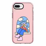 For iPhone 7 Plus / 8 Plus Simple Illustration Pattern Full Coverage Phone Case(Happy Party A)