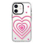 For iPhone 11 Simple Illustration Pattern Full Coverage Phone Case(3D Love)