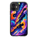 For iPhone 11 Simple Illustration Pattern Full Coverage Phone Case(Colorful Clouds B)