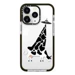 For iPhone 11 Pro Max Simple Illustration Pattern Full Coverage Phone Case(Funny Cow A)
