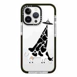 For iPhone 12 Pro Simple Illustration Pattern Full Coverage Phone Case(Funny Cow A)