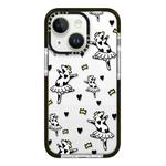 For iPhone 13 Simple Illustration Pattern Full Coverage Phone Case(Funny Cow B)