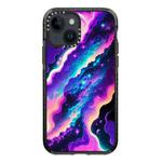 For iPhone 13 mini Simple Illustration Pattern Full Coverage Phone Case(Colorful Clouds A)
