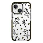 For iPhone 13 mini Simple Illustration Pattern Full Coverage Phone Case(Funny Cow B)