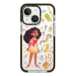 For iPhone 13 mini Simple Illustration Pattern Full Coverage Phone Case(Girls Wardrobe B)