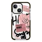 For iPhone 13 mini Simple Illustration Pattern Full Coverage Phone Case(Happy Every Day A)