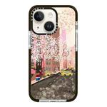 For iPhone 13 mini Simple Illustration Pattern Full Coverage Phone Case(Spring Scene B)