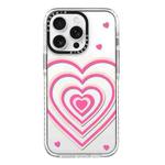 For iPhone 13 Pro Simple Illustration Pattern Full Coverage Phone Case(3D Love)