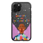 For iPhone 13 Pro Max Simple Illustration Pattern Full Coverage Phone Case(Love Yourself B)