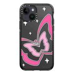 For iPhone 14 Plus Simple Illustration Pattern Full Coverage Phone Case(Butterfly)