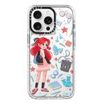 For iPhone 14 Pro Simple Illustration Pattern Full Coverage Phone Case(Girls Wardrobe A)