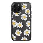 For iPhone 14 Pro Max Simple Illustration Pattern Full Coverage Phone Case(Daisy)