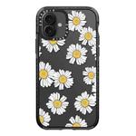 For iPhone 16 Plus Simple Illustration Pattern Full Coverage Phone Case(Daisy)