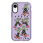 For iPhone XR Simple Illustration Pattern Full Coverage Phone Case(Happy Party C)