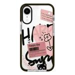 For iPhone XR Simple Illustration Pattern Full Coverage Phone Case(Happy Every Day A)