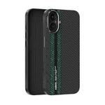 For iPhone 16 Plus ABEEL 6D Micro Relief MagSafe Magnetic Phone Case(Green)