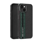 For iPhone 15 Plus ABEEL 6D Micro Relief MagSafe Magnetic Phone Case(Green)