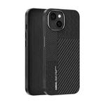 For iPhone 15 Plus ABEEL 6D Micro Relief MagSafe Magnetic Phone Case(Carbon Fiber Black)