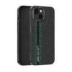 For iPhone 13 ABEEL 6D Micro Relief MagSafe Magnetic Phone Case(Green)