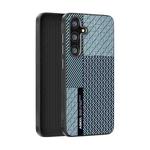 For Samsung Galaxy S24 FE 5G ABEEL 6D Micro Relief MagSafe Magnetic Phone Case(Carbon Fiber Blue)