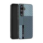 For Samsung Galaxy S24+ 5G ABEEL 6D Micro Relief MagSafe Magnetic Phone Case(Carbon Fiber Blue)
