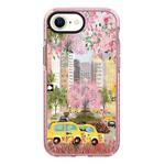 For iPhone 7 / 8 / SE 2020 2022 Simple Illustration Pattern Full Coverage Phone Case(Spring Scene C)