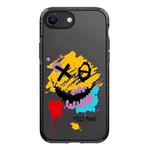 For iPhone 7 / 8 / SE 2020 2022 Simple Illustration Pattern Full Coverage Phone Case(Graffiti Letters A)