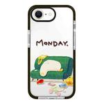 For iPhone 7 / 8 / SE 2020 2022 Simple Illustration Pattern Full Coverage Phone Case(Sleeping Duck A)