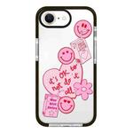 For iPhone 7 / 8 / SE 2020 2022 Simple Illustration Pattern Full Coverage Phone Case(Love Club A)